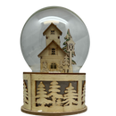 B/O Lighted Laser Cut Village with Tree