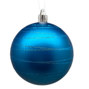 4.75" (120mm) Commercial Shatterproof Ball Ornament - Aloha With Aqua Tangles - Christmas >> Ornaments >> Shatterproof - by C