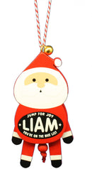 Dancing Wooden Ornament (L - Z) -