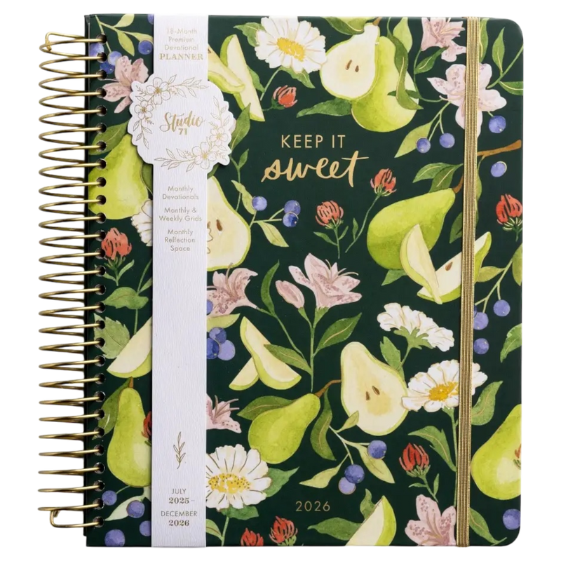2025-2026 18-Month Premium Devotional Planner -  Keep it Sweet