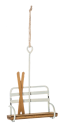 Winter Ski Lift Ornament - Light