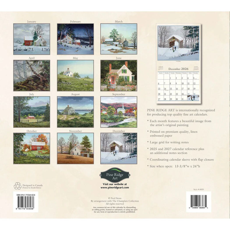 2026 Fred Swan A  Place To Call Home Calendar