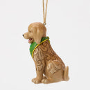 Dog Wearing John Deere Bandana Ornament - Christmas >> Ornaments >> Animals - by Jim Shore - view 2