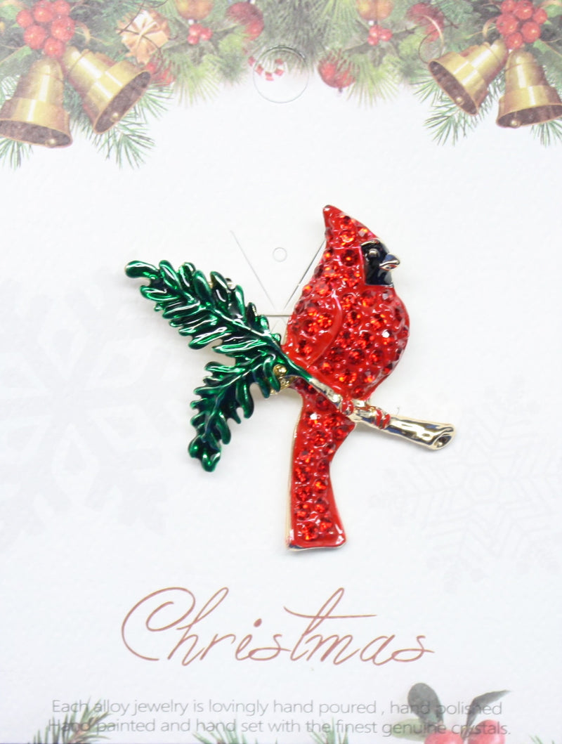 Enamel Finish Pin - Cardinal - The Country Christmas Loft