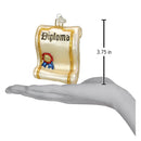 Diploma Glass Ornament - Christmas >> Ornaments >> Life's Moments - by Old World Christmas - view 5