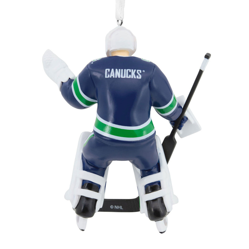 Vancouver Canucks Goalie Ornament