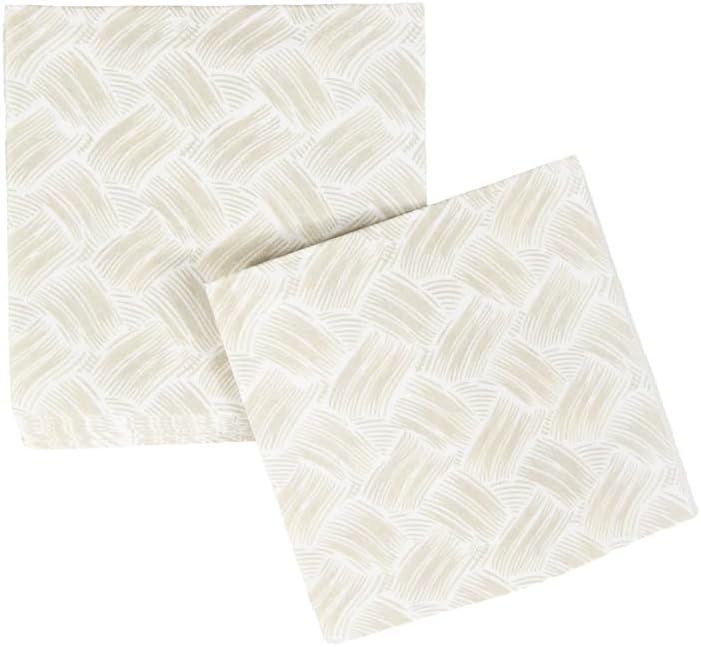 Basketry Flax - Cocktail Napkin