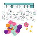 Mahjong Tile Set in Colorful Carrying Case