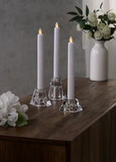 Crystal Clear Candle - Reversible Holder - 2 Inch