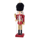The Glittering Soldier in Red Nutcracker Ornament - Christmas >> Ornaments >> Nutcrackers - by Kurt Adler - view 2