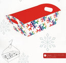 Cookie Tray With Cello Wrap - Holiday Snowflake