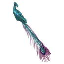 Sequin Peacock Ornament -