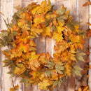26" Harvest Maple Leaf Wreath