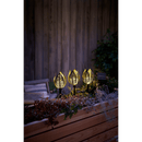 Solar Powered Copper Lily lights - set of 3 - Home & Living >> Garden - by Gerson - view 4