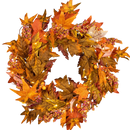 Autumn Glow Lighted Wreath