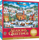 Season's Greetings - Christmas Eve Fly By 1000 Piece Puzzle