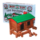 Rustic Summer Log Cabin Building Toy