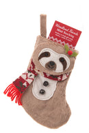 Mini Stocking Gift Card Holder - Sloth