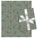 Holly Stripe Wrap (Sage and Cranberry) - 80 Sq. Feet
