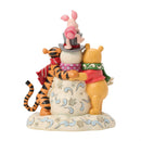 A Chilly Creation - Pooh & Friends Snowman Figurine