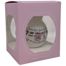 Christmas Keepsake Glass Ornament - For a Beautiful Granddaughter
