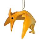 Yellow Pterodactyl Dinosaur Ornament