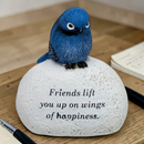 Bluebird on Stone Figurine – Friends Lift You Up - Gift Shoppe >> Figurines - by Roman - view 3