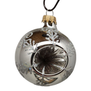 Krebs Value Glass Ornament 4 pack - Frosted Elegant Reflector