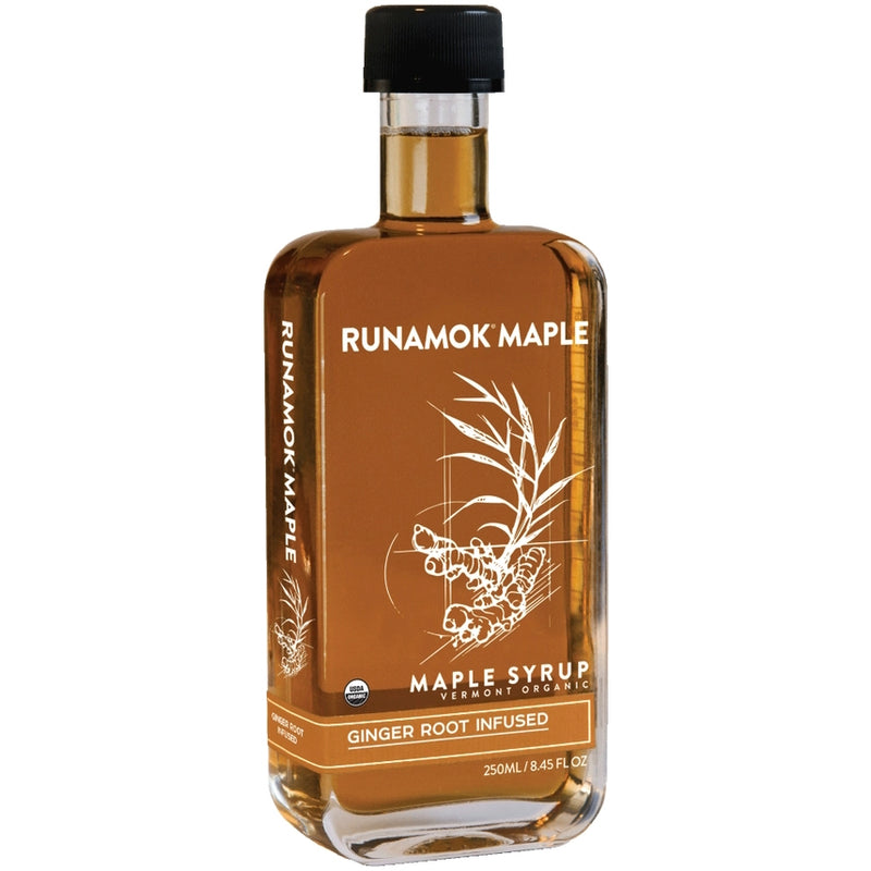 Award-Winning Ginger Root Infused Organic Maple Syrup