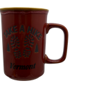 Take a Hike - Vermont - Drip Glaze Mug - Red