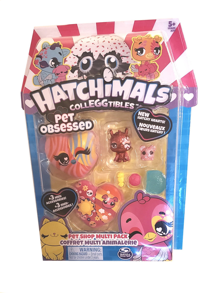 Hatchimals CollEGGtibles - Pet Obsessed Multi-Pack - Wink - The Country Christmas Loft