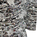 Glimmering Silver Cone Trees - 3 Piece Set