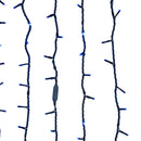 300-Light 3MM Blue LED Green Wire Jingle Bright Light Set - 50 Feet Long