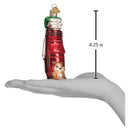 Gold Bag Glass Ornament