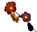 28-Inch Tall Solar Lighted Flower Yard Stake - The Country Christmas Loft