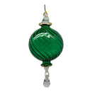 Ribbed Sphere Glass With Gold Accents - Green - Egyptian Glass - by Egyptian Museum - view 3