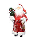 Winter Silhouette Santa Claus Figurine