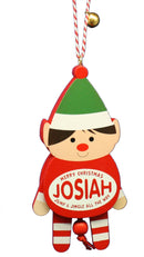 Dancing Wooden Ornament (E - J) -