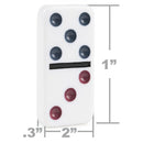 Mexican Train Dominoes Game in Aluminum Carry Case