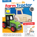 Farm Tractor Wood Paint Set - Toy Shoppe >> Arts & Crafts - by Masterpiece Puzzle