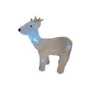 Acrylic Reindeer 8 LED - B/O - 8.5"