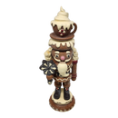Gingerbread Nutcracker Figurine - Hot Cocoa