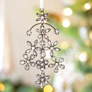 7-Inch Antique Silver Gem Flourish Ornament - Christmas >> Ornaments >> Metal - by Park Hill Collections - view 3