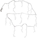 220-Light Starburst Cool White LED Icicle Light Set