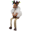 Reindeer Shelfsitter Wearing a Furry Shawl
