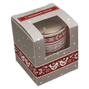 Glass Votive Scented Candle - Cinnamon Swirl