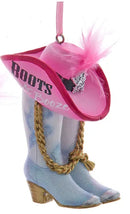 Blue Boots And Booze Ornament
