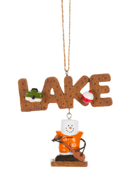 S'mores Outdoor Ornament - Lake