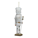 Hollywood 6 inch Wooden Nutcracker - White - Christmas >> Ornaments >> Nutcrackers - by Kurt Adler - view 2