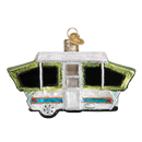 Old World Christmas Popup Tent Camper